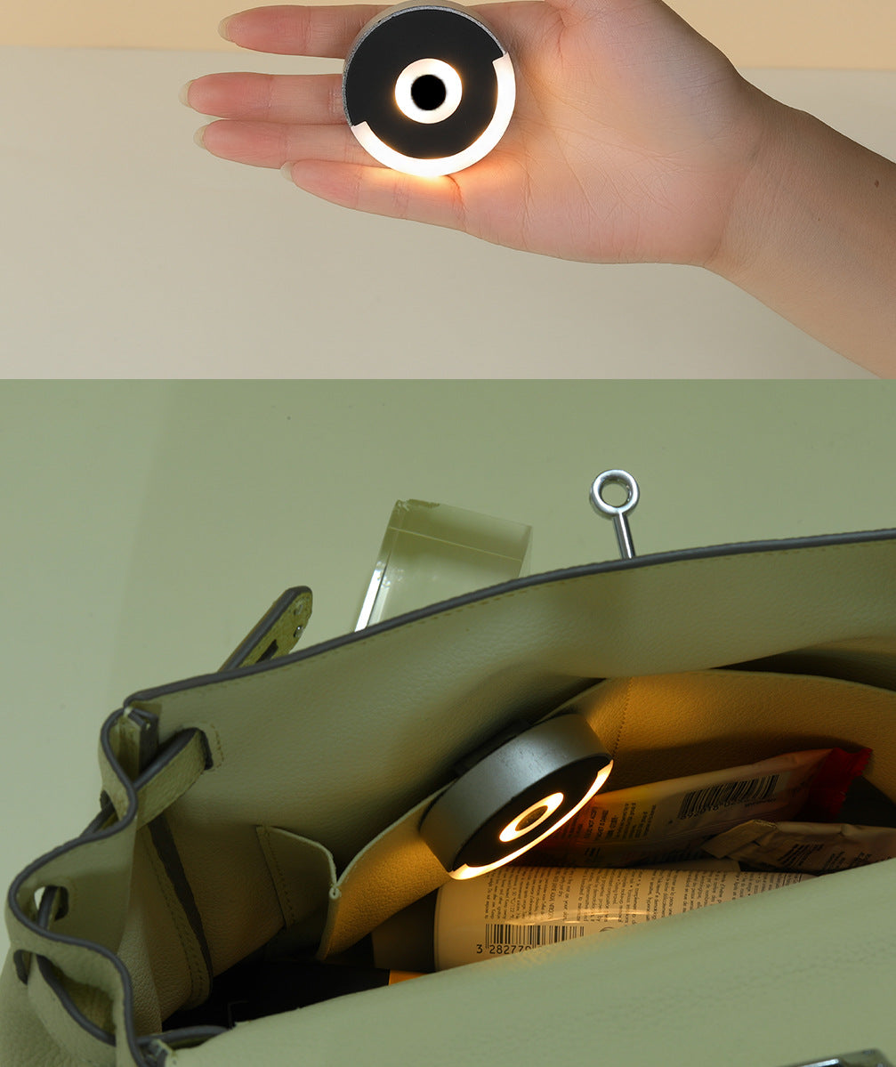 Touch Long Endurance KTV Bar Compact Vag Light Creative DIY Lighting LED Light Goddess Exquisite Gift Circular Bag Light Outdoo