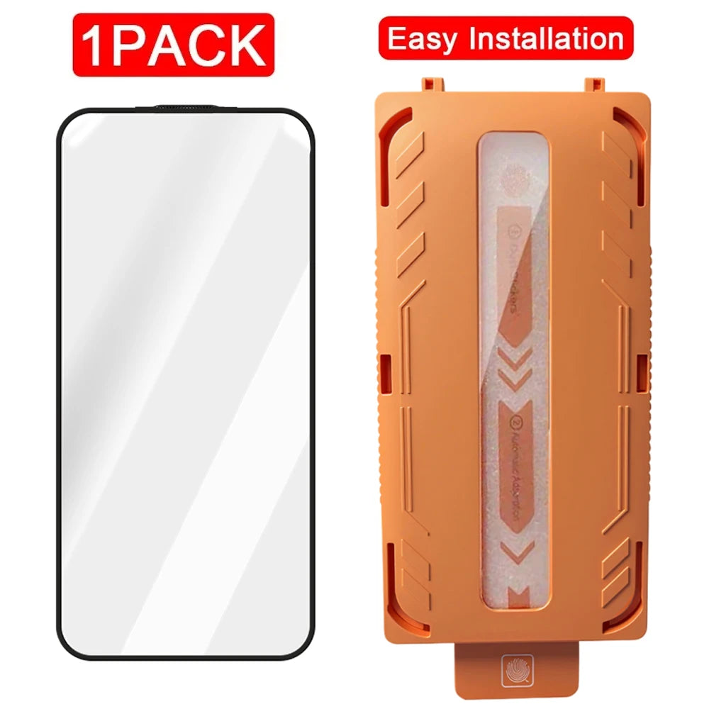 For IPhone 17 ProMax/17 Pro/17 Air Easy To Install Tempered Glass Screen Protectors HD Clear Films for IPhone 17 17Pro 17Air