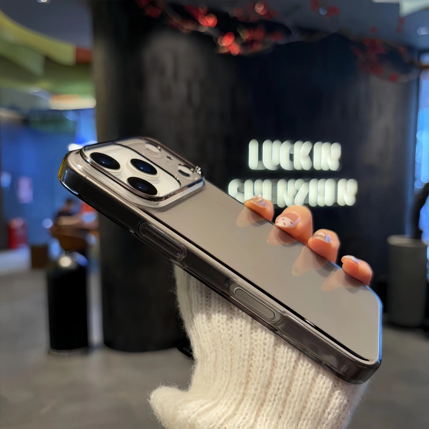 Luxury Hard Transparent Hard Plastic Case for iPhone 17 Air 16 15 14 Plus 13 12 11 Pro Max Clear Ultra Thin Slim Glossy Cover