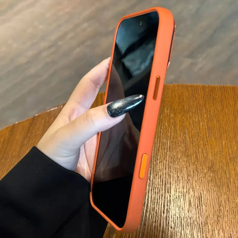 Luxurious and high-quality semi-transparent Leica metal lens frame protective case suitable for iPhone 17 Promax 16 15 14 13 Pro