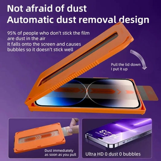 For IPhone 17 ProMax/17 Pro/17 Air Easy To Install Tempered Glass Screen Protectors HD Clear Films for IPhone 17 17Pro 17Air