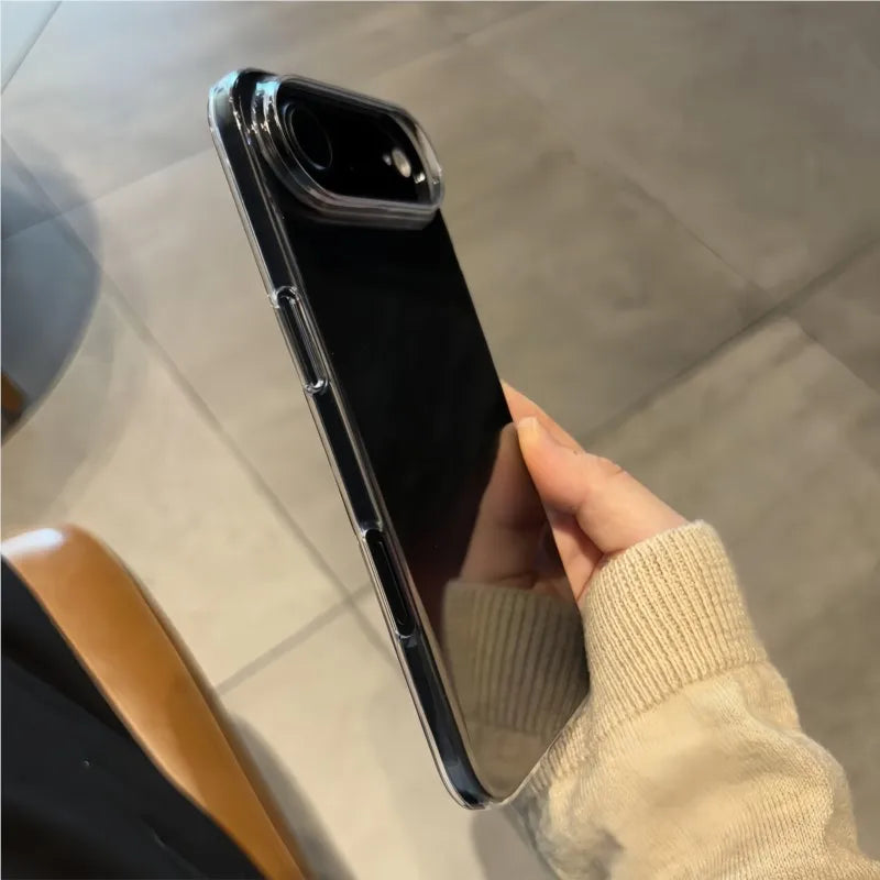 Luxury Hard Transparent Hard Plastic Case for iPhone 17 Air 16 15 14 Plus 13 12 11 Pro Max Clear Ultra Thin Slim Glossy Cover