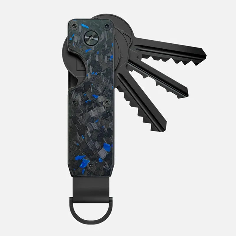 Key Organizer Compact Holder Metal Key Chain Minimalist key case holder for keychain Secures 1-5 Keys