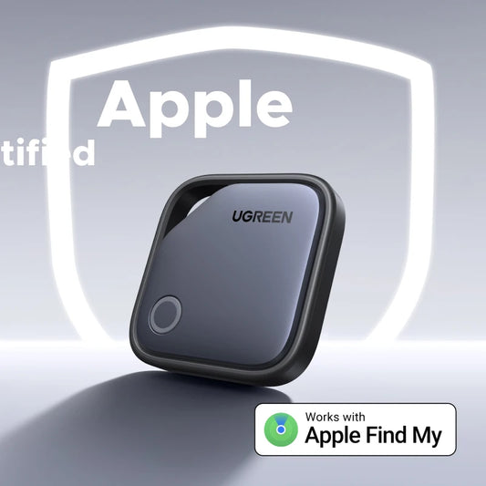 UGREEN Smart Bluetooth Tracker, Keys Finder Item Locator SmartTag Up to 2 Year Battery Phone Finder For Apple Find My (only IOS)