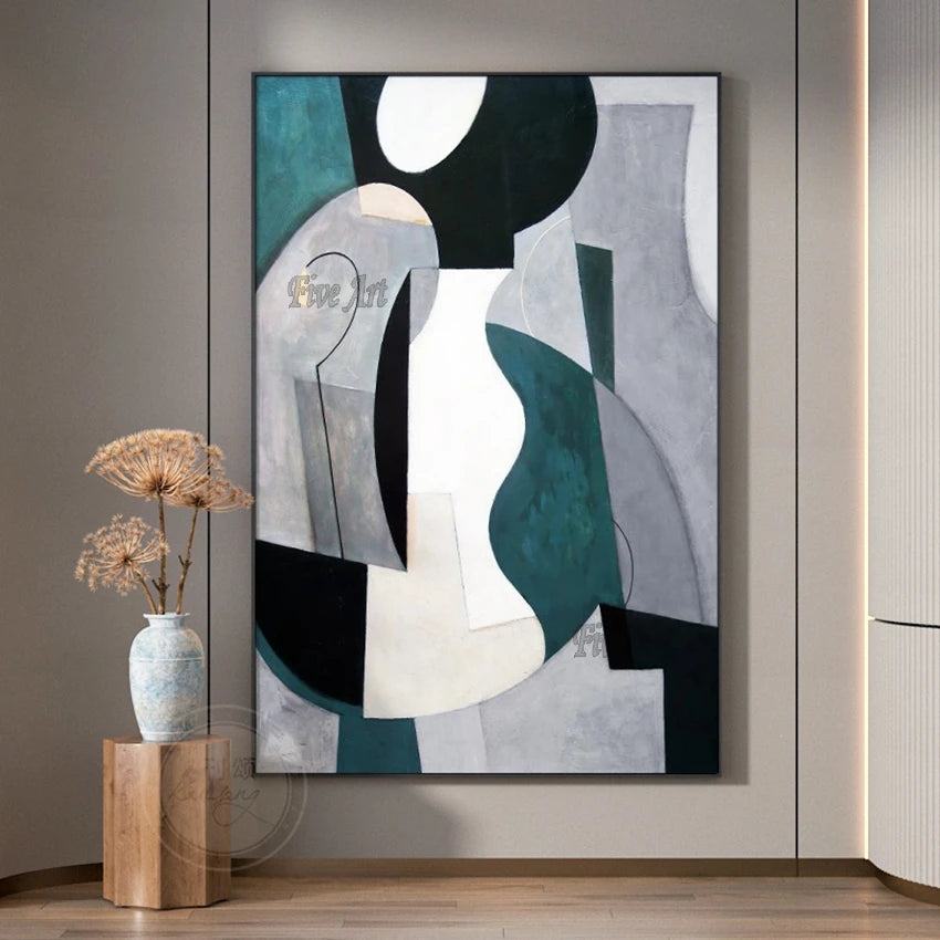 Five Art 100% Handmade Oil Painting Canvas Wall Art Oil Paintings Canvas Abstract Art Home Decoration Wall Pictures No Framed