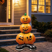 Giant Halloween Inflatable Pumpkin Decoration – Foil Balloon for Indoor & Outdoor Display