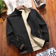 Men's Reversible Stand-Collar Casual Jacket
