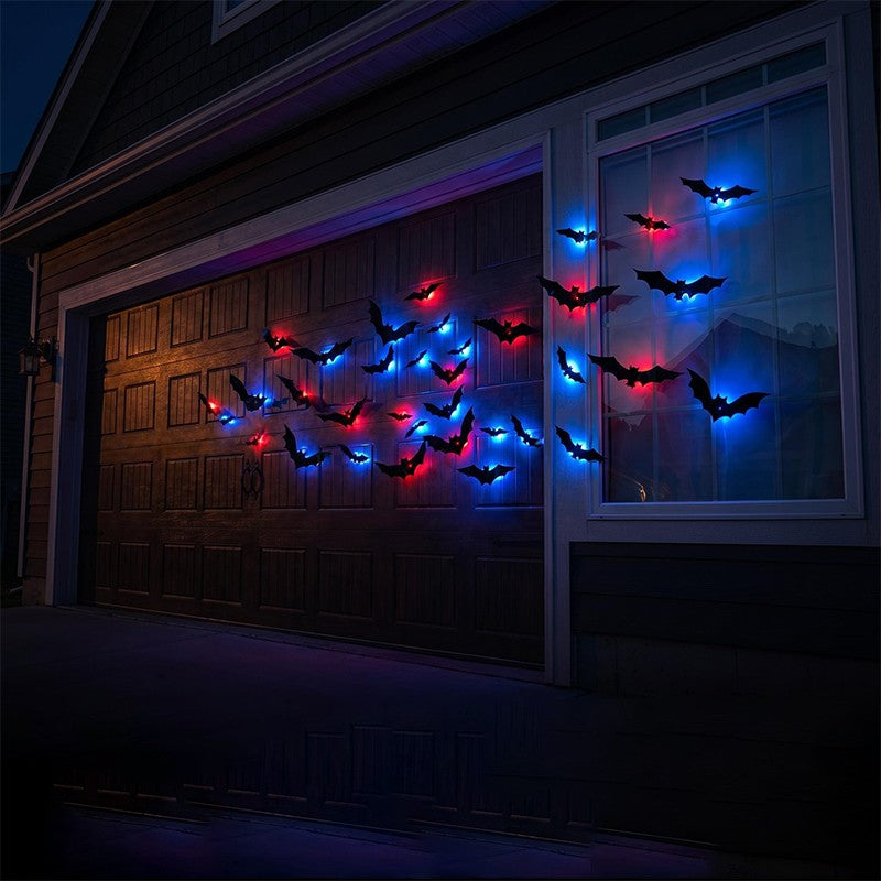 3D LED Bat Wall Decorations – Halloween Party Lights