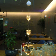 LED Christmas Window Star Lights – Suction Cup Hanging Decorations