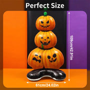 Giant Halloween Inflatable Pumpkin Decoration – Foil Balloon for Indoor & Outdoor Display