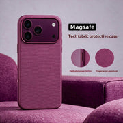 Slim Magnetic Fabric Phone Case – Shockproof Minimalist Cover for iPhone