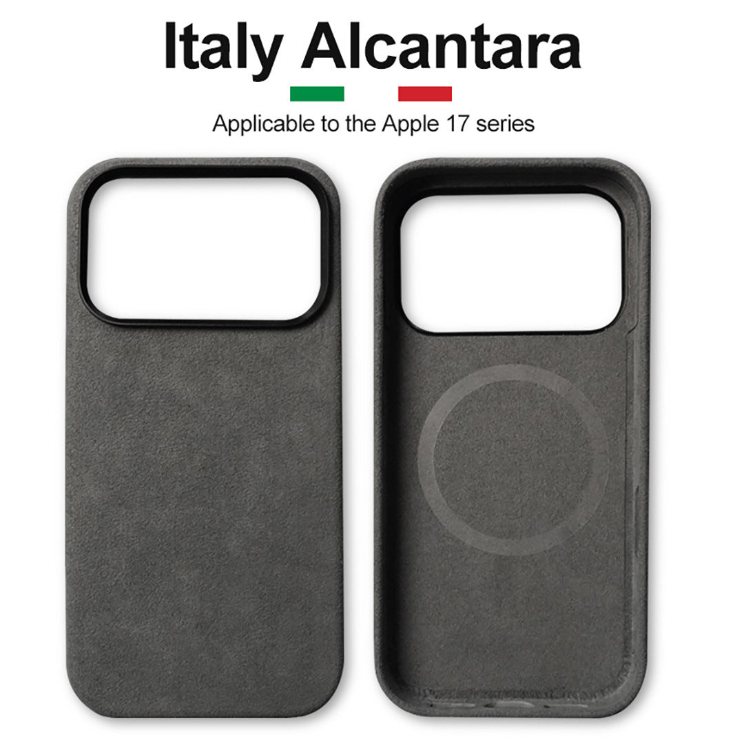 Alcantara Magnetic Phone Case – Shockproof Protective Cover for iPhone 17 Series