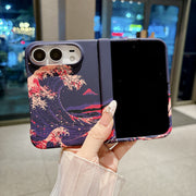 Carbon-Fibre Pattern Magnetic Phone Case