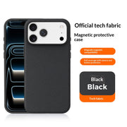 Slim Magnetic Fabric Phone Case – Shockproof Minimalist Cover for iPhone