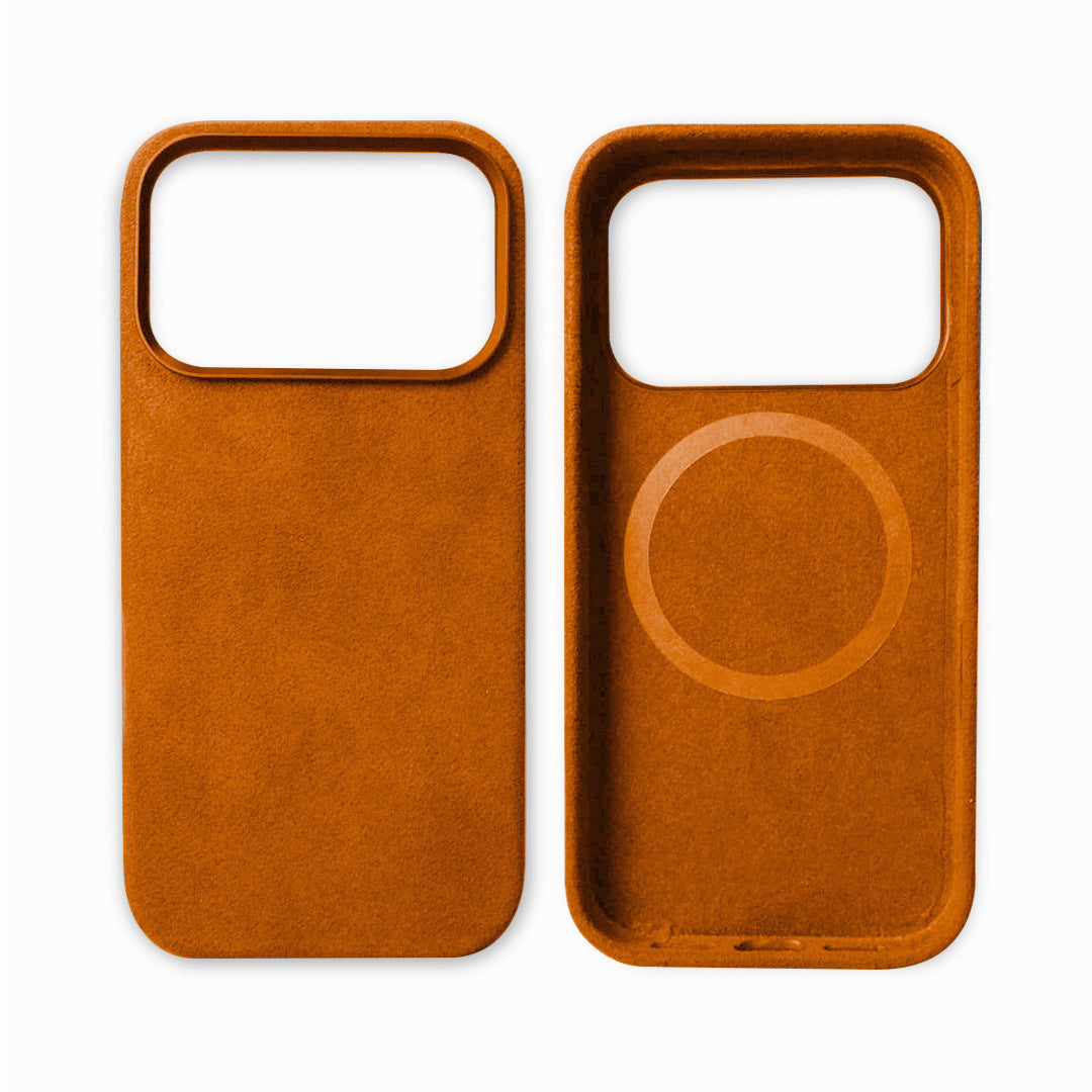 Alcantara Magnetic Phone Case – Shockproof Protective Cover for iPhone 17 Series
