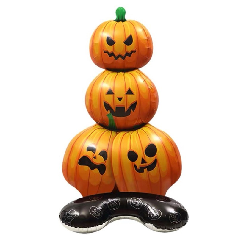 Giant Halloween Inflatable Pumpkin Decoration – Foil Balloon for Indoor & Outdoor Display