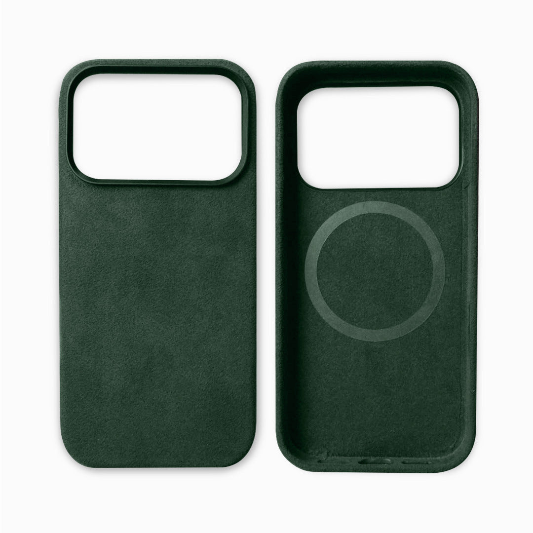 Alcantara Magnetic Phone Case – Shockproof Protective Cover for iPhone 17 Series