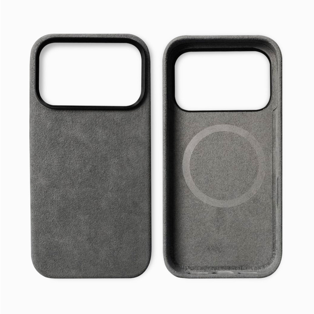 Alcantara Magnetic Phone Case – Shockproof Protective Cover for iPhone 17 Series