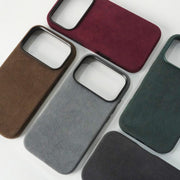 Alcantara Magnetic Phone Case – Shockproof Protective Cover for iPhone 17 Series