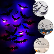 3D LED Bat Wall Decorations – Halloween Party Lights