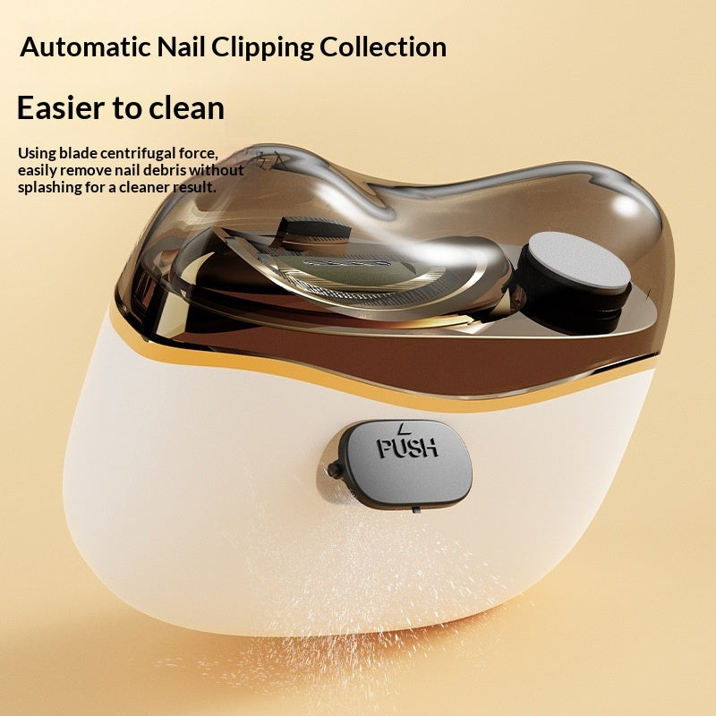 Electric Nail Clipper – Quiet Rechargeable Trimmer, Safe No-Pinch for Fingers & Toes