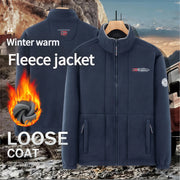 2026 Hot Functional Couple's Outdoor Fleece Jacket - Winter Warm Thickened Polar Fleece Zip-Up Hoodie Coat for Men & Women