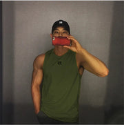 Men's Sleeveless Bodybuilding Tank Top – Quick-Dry Gym Workout Singlet