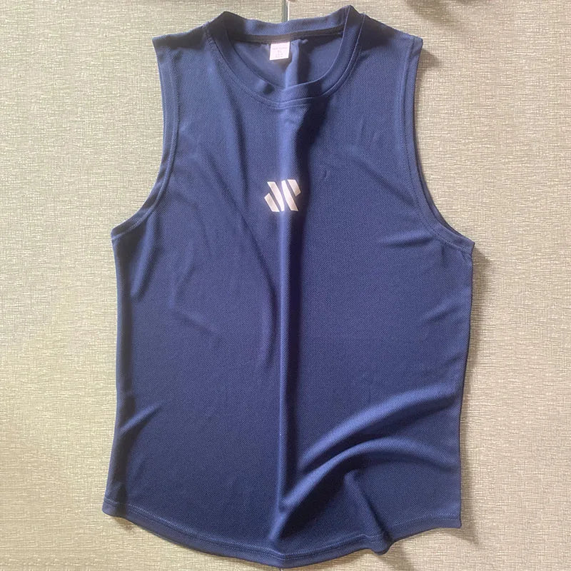 Men's Sleeveless Bodybuilding Tank Top – Quick-Dry Gym Workout Singlet