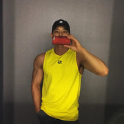 Men's Sleeveless Bodybuilding Tank Top – Quick-Dry Gym Workout Singlet