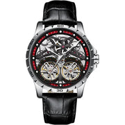 AILANG Men's Sports Automatic Tourbillon Skeleton Watch – Silicone Strap
