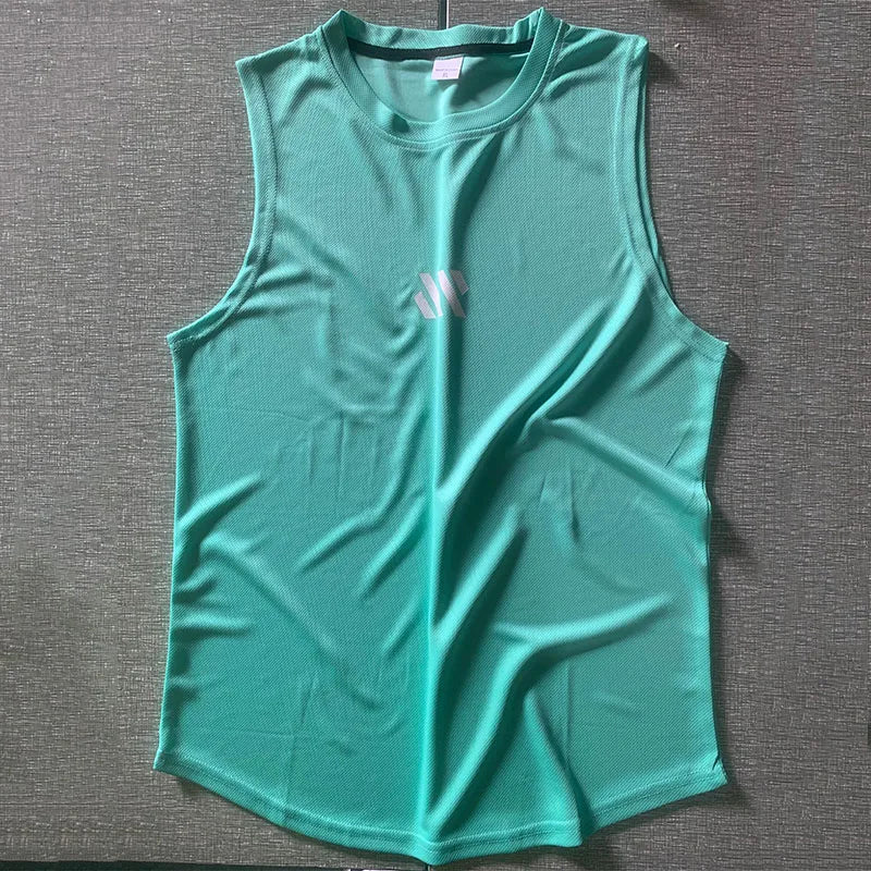 Men's Sleeveless Bodybuilding Tank Top – Quick-Dry Gym Workout Singlet
