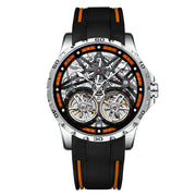 AILANG Men's Sports Automatic Tourbillon Skeleton Watch – Silicone Strap