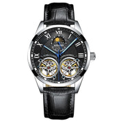 AILANG Men's Automatic Tourbillon Skeleton Watch – Leather Strap