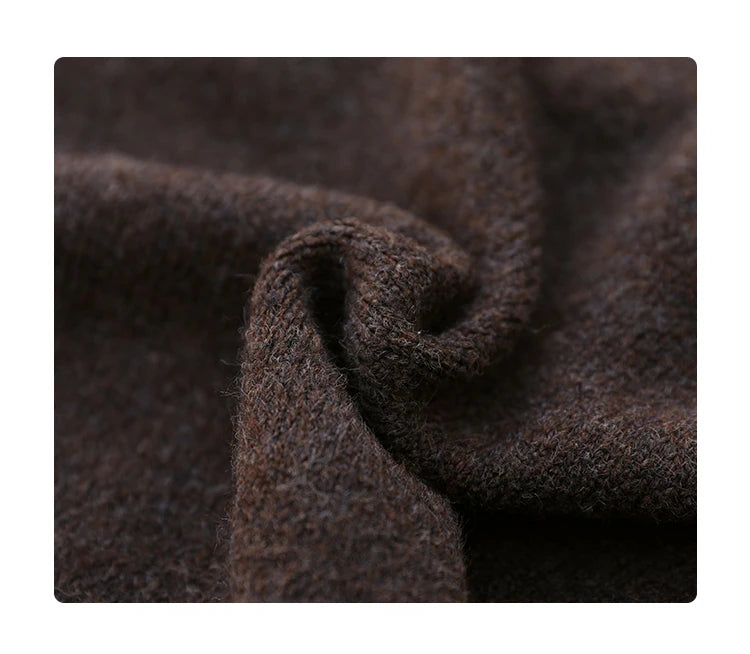 CHIC VEN Women's Loose Turtleneck Jumper – Warm Knitted Winter Sweater