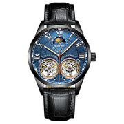 AILANG Men's Automatic Tourbillon Skeleton Watch – Leather Strap