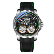 AILANG Men's Automatic Mechanical Watch – Hollow Luminous Dial, Calendar