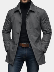Men's High-End Casual Jacket - Vintage Long-Sleeve