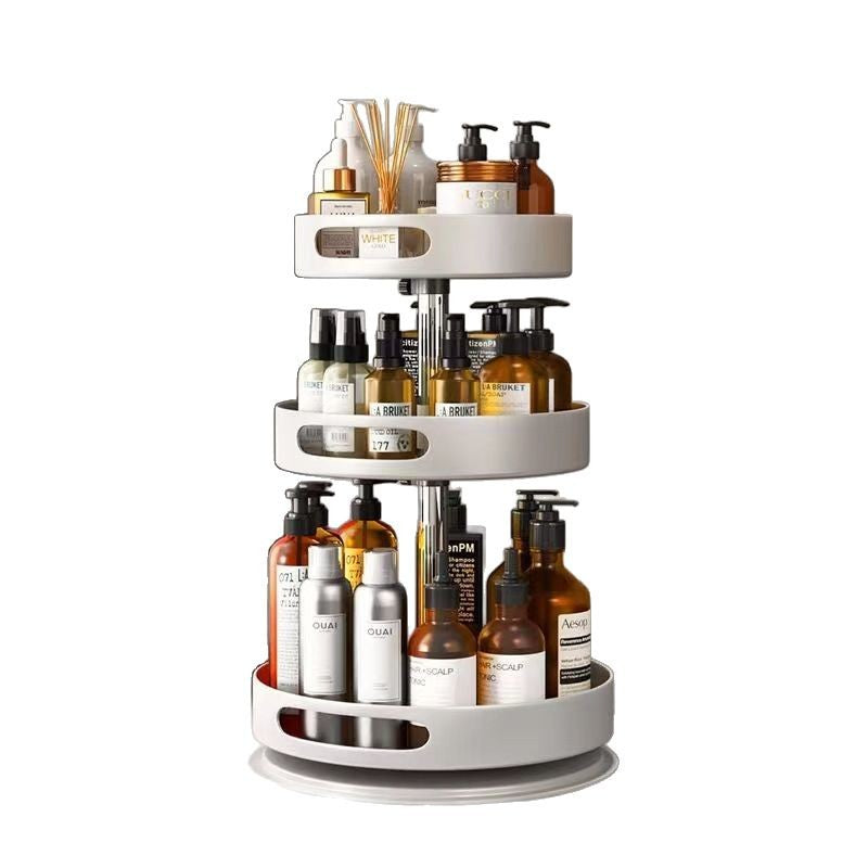 Rotating Spice Rack Organiser — Countertop Condiment Storage, 1–3 Tier