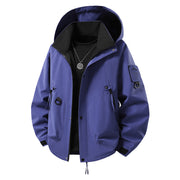 Teen Casual Hooded Jacket - Loose Fit, Unisex
