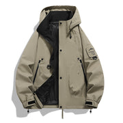 Teen Casual Hooded Jacket - Loose Fit, Unisex