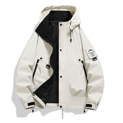 Teen Casual Hooded Jacket - Loose Fit, Unisex