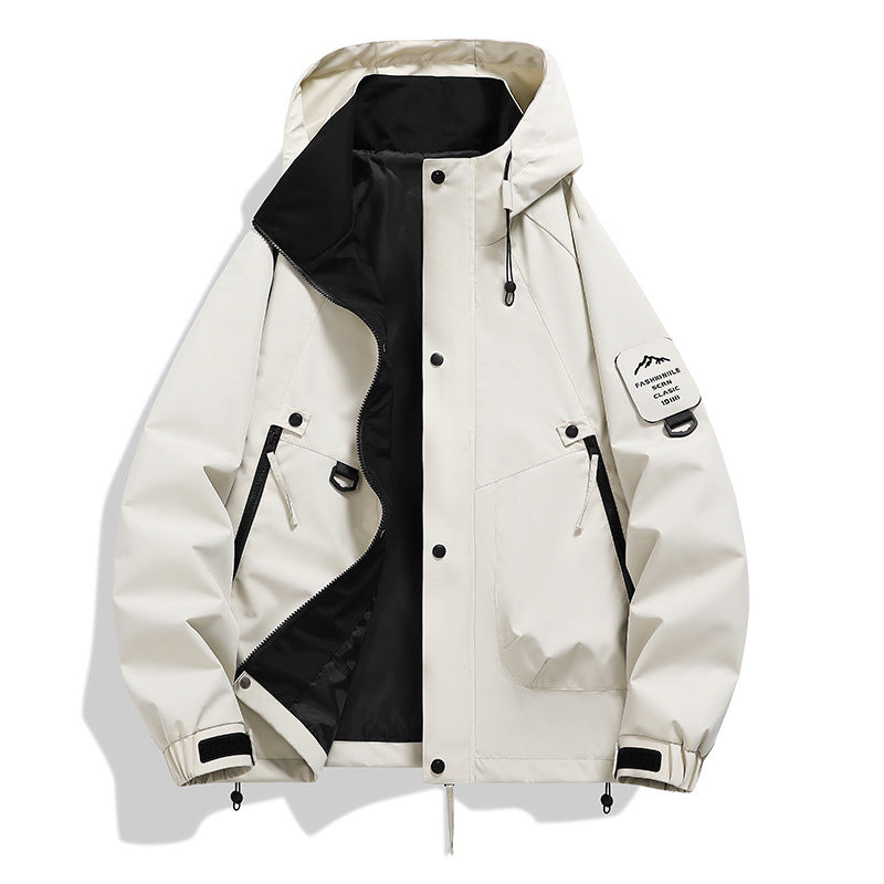Teen Casual Hooded Jacket - Loose Fit, Unisex
