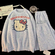 Women's Coral Fleece Pyjama Set — Warm Flannel Winter Loungewear