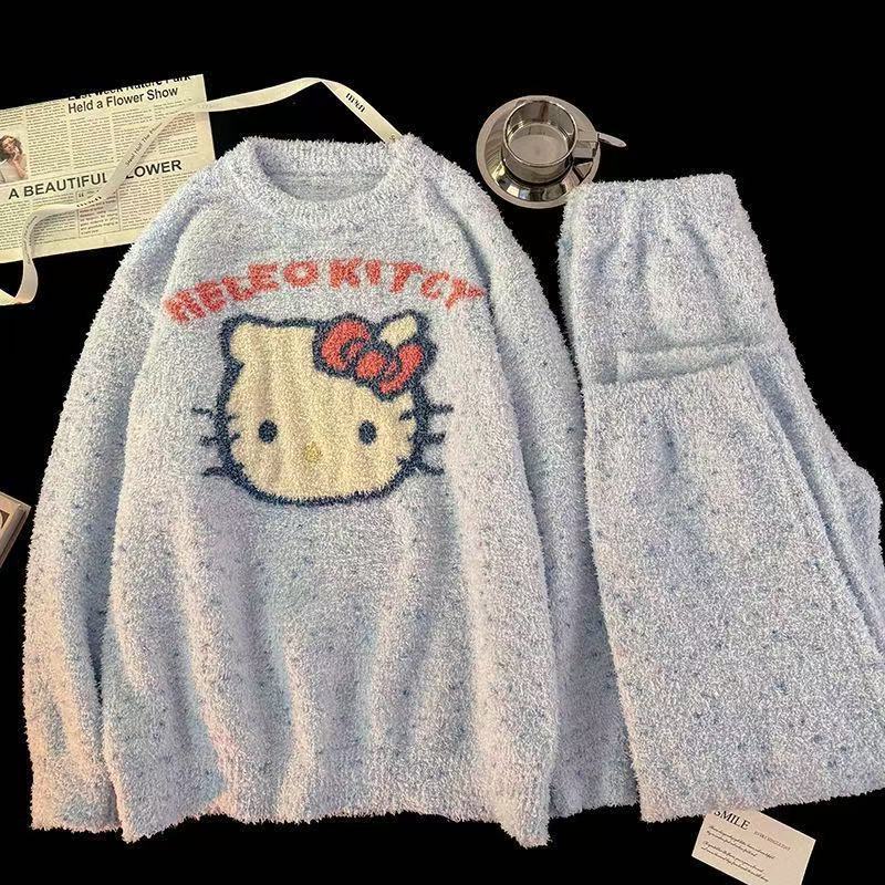 Women's Coral Fleece Pyjama Set — Warm Flannel Winter Loungewear - photo 4