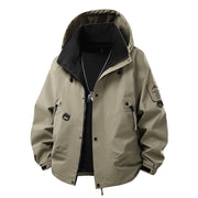 Teen Casual Hooded Jacket - Loose Fit, Unisex