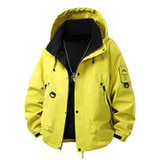 Teen Casual Hooded Jacket - Loose Fit, Unisex