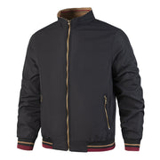 Men's Reversible Stand-Collar Casual Jacket