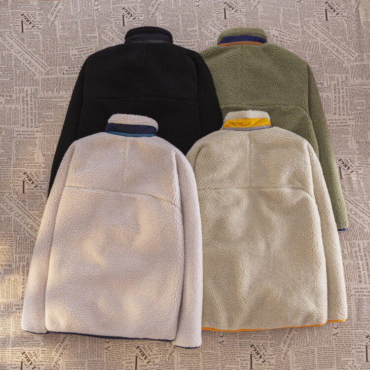Unisex Polar Fleece Jacket — Thick Lamb-Velvet Winter Coat for Men & Women