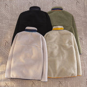 Unisex Polar Fleece Jacket — Thick Lamb-Velvet Winter Coat for Men & Women