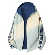Men's Reversible Hooded Jacket - Two Looks in One